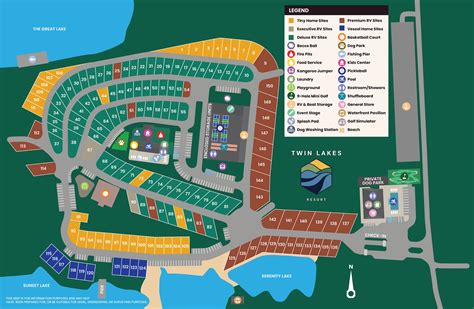 Twin Lakes Resort Map | Twin Lakes Resort