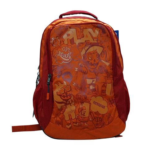 Buy American Tourister Unisex 2 Compartment Zipper Closure Backpack ...