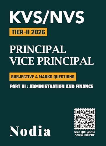 KVS/NVS TIER-II Principal Vice Principal Part - III : Administration ...