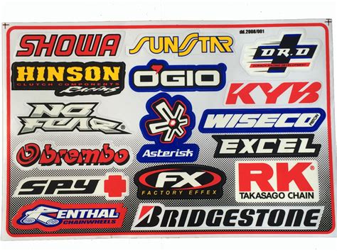 Motocross Sponsor Logos