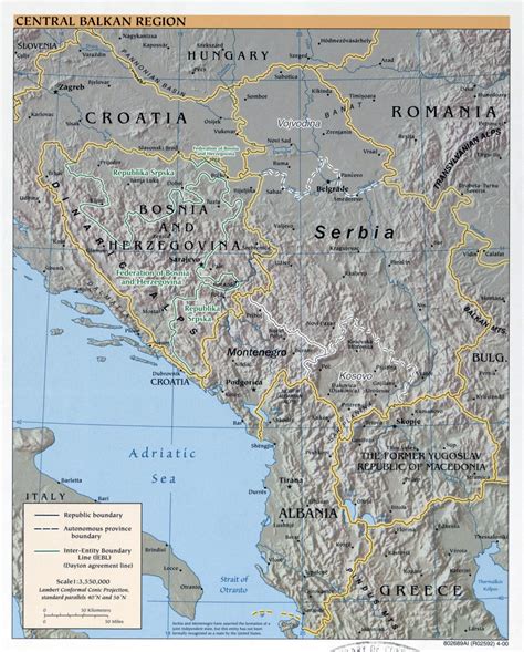 Maps of Balkans | Detailed Political, Relief, Road and other maps of ...