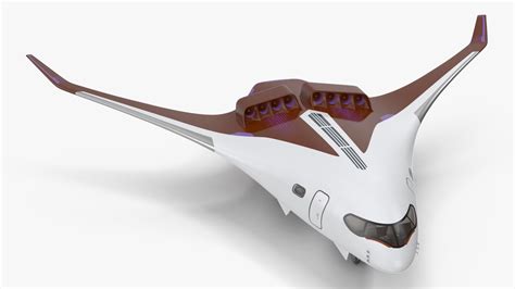 Ecological Aircraft Blended-Wing Body 3D | 3D Molier International