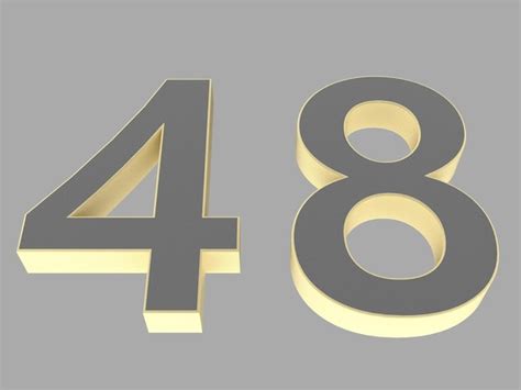 Chiffre d'or chiffre 3d illustration un deux trois | Photo Premium