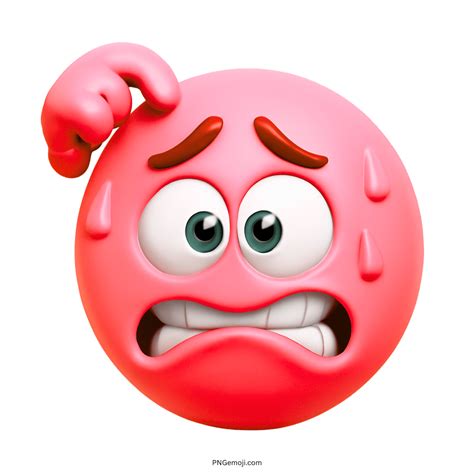 Embarrassed Emoji Multicolor 3D PNG, ClipArt Collection » PNGemoji