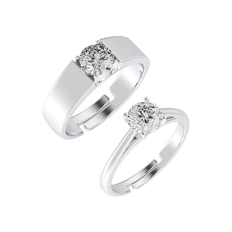 Buy Premium 925 Pure Sterling Silver Couple Rings – CLARA