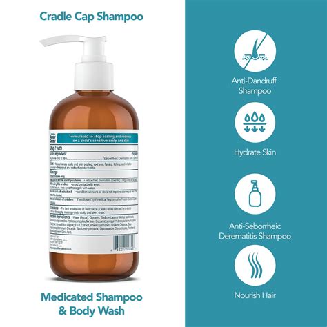 Snapklik.com : Happy Cappy Dr. Eddies Medicated Shampoo And Body Wash- Baby Dandruff Shampoo ...