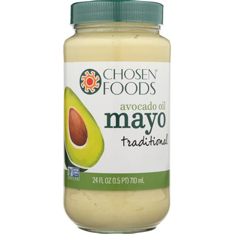 - CHOSEN FOODS: Mayo Avocado Oil, 24 oz Elements of Nutrition