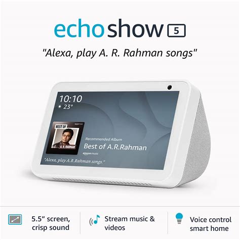 Echo Show 5 (1st Gen, 2019 release) - Smart speaker with Alexa - 5.5 ...