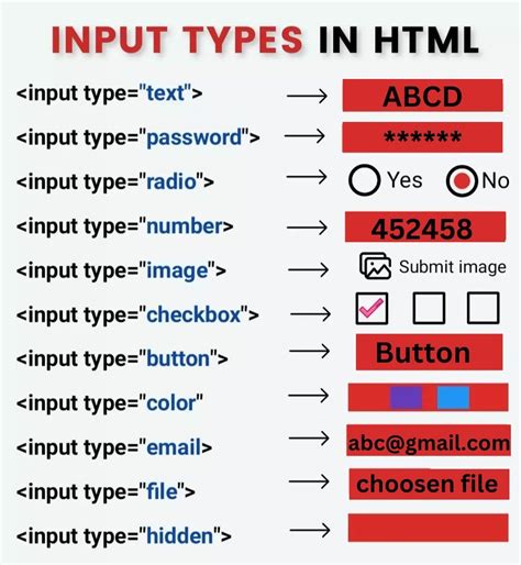 Image result for JavaScript Input Types