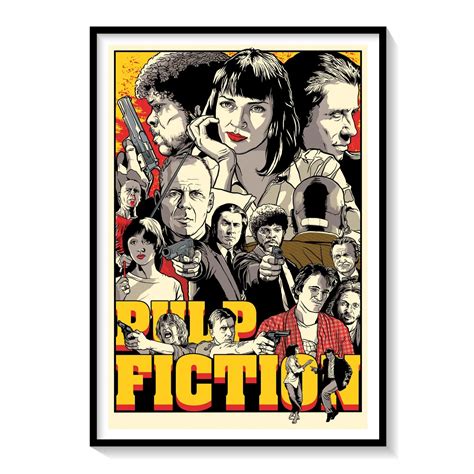 Pulp Fiction Movie Poster: Buy Hollywood & Famous Movie Posters ...