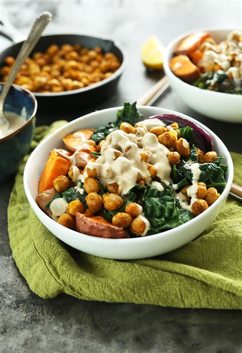 Sweet Potato Chickpea Buddha Bowl | Minimalist Baker Recipes