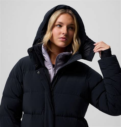 Women's Amaze Puff Long Hooded Jacket | Columbia