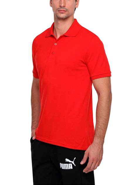 Buy Puma Esn Solid Polo T-shirt - Red Online