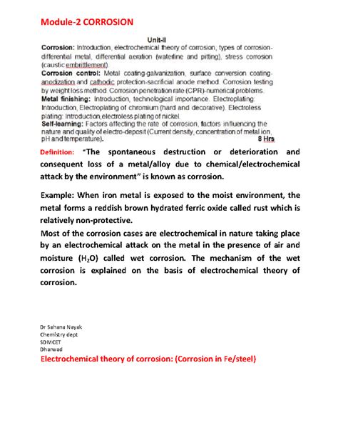 Module 2corrosion 24-03-25 250324 112311 - Module-2 CORROSION ...