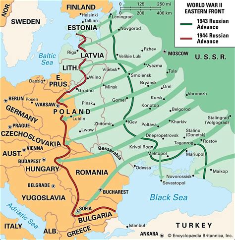 WW2 Eastern Front Map 的图像结果