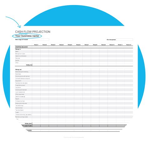 Cash Flow Worksheet Template Cash Flow Statement Format In PDF, Excel,