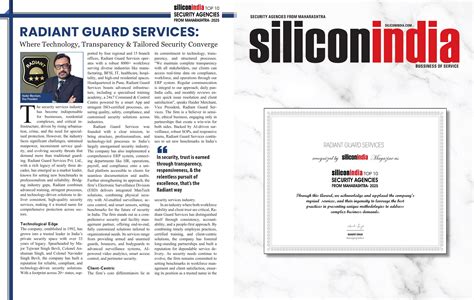 Radiant Guard Services — India's Integrated Security Enterprise | PSARA ...
