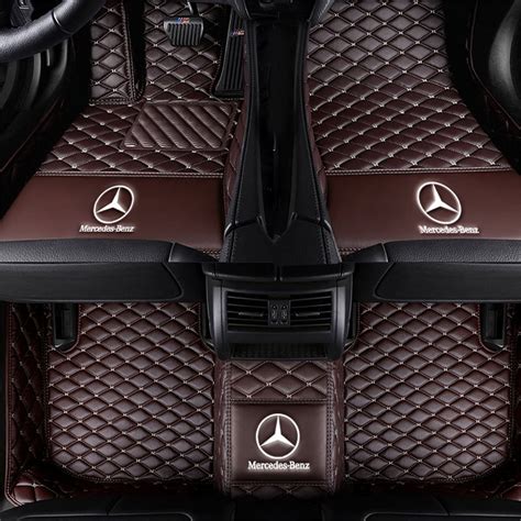 Mercedes-Benz W211 Short axis Waterproof Leather Car Floor Mats Car ...