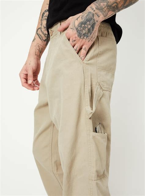 Buy URB_N Men Relaxed Fit Solid Carpenter Trousers Online at just Rs ...