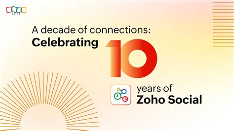A decade of connections: Celebrating 10 years of Zoho Social - Zoho Blog