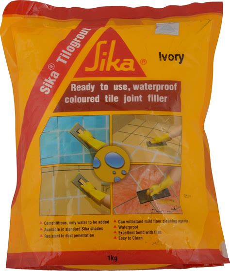 Sika Cement Powder Ivory Tilogrout Tile Joint Filler, 1 Kg : Amazon.in ...