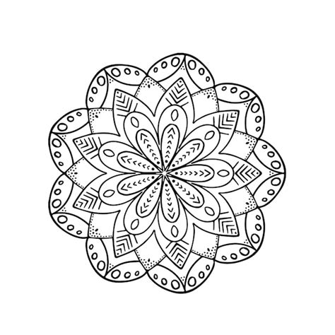 Mandala decorative and ornamental design for coloring page2 | Premium ...
