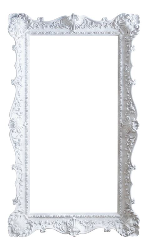 White Ornate Picture Frames