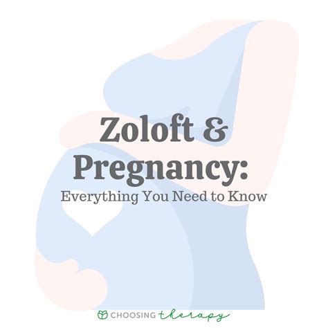 Is Taking Zoloft During Pregnancy Safe?