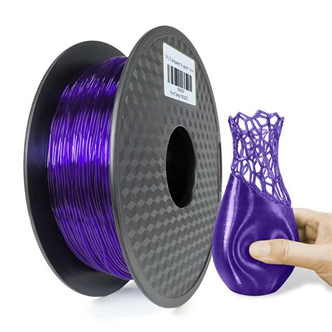 1 x TPU 3D Filament 1.75mm Transparent Purple - 1KG - InkStation