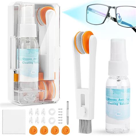 Amazon.com: Ordilend Glasses Cleaning Kit Eyeglass Repair Kit, Anti Fog Eye Glass Cleaners Spray ...