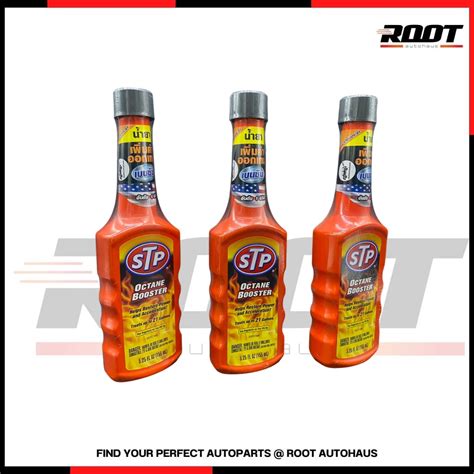 STP Octane Booster น้ำยาเพิ่มค่าออกเทนในน้ำมันเบนซิน ราคาต่อ 1 ขวด ...