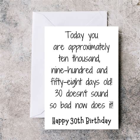 30 Birthday Quotes 30th Birthday Card Messages: What To Write Funky