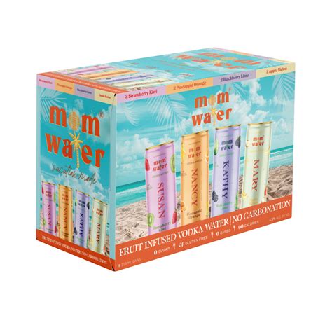 Mom Squad Vacation Mode Vodka Variety Pack | Non-Carbonated Alcoholic Drink