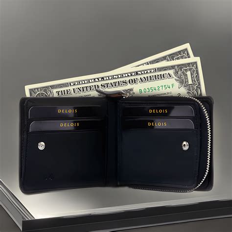 RFID Italian Black Zipper – Delois