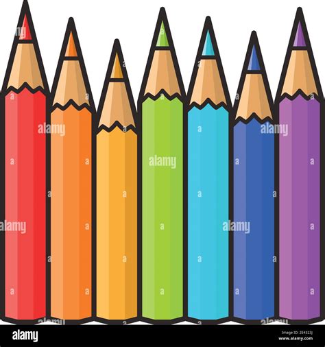 Colored Pencils Clipart