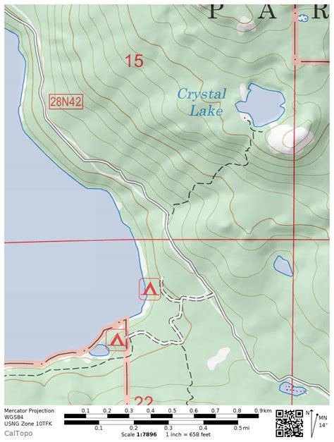 Crystal Lake Trail, Lassen Volcanic National Park - Northern California ...