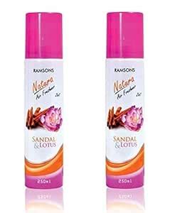 Ramsons Floral Sandal Lotus Combo Air Freshener, 250 ml (Pack of 2 ...