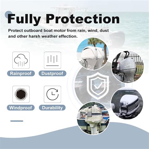 ExploreLand Explore Land Outboard Motor Cover - Waterproof 600D India ...