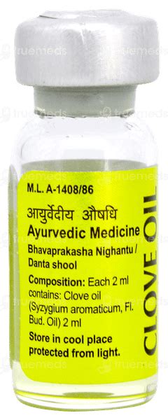 Clove Dabur Oil 2 Ml - Uses, Side Effects, Dosage, Price | Truemeds