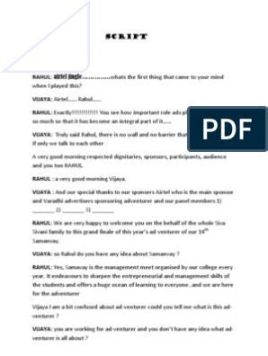 Image result for Cultural Event Anchoring Script