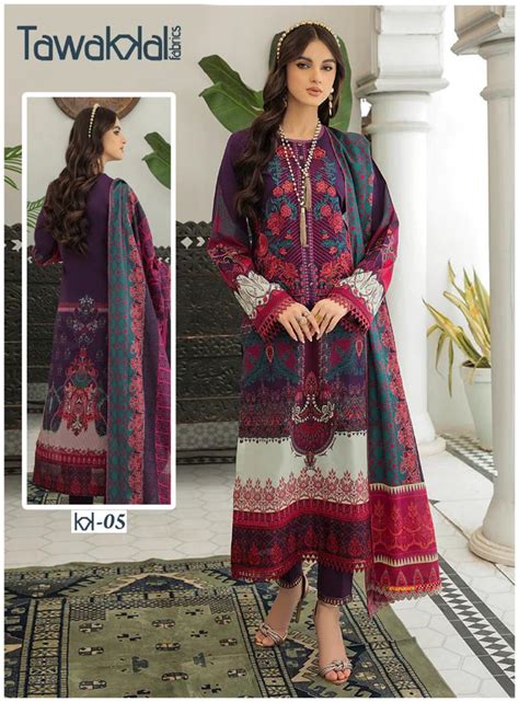 Tawakkal Fabrics Mehroz Pure Cotton Unstitched Pakistani Suits ...