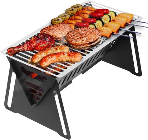 Amazon.com: Small Charcoal Grills, Personal Mini Grill Portable BBQ ...