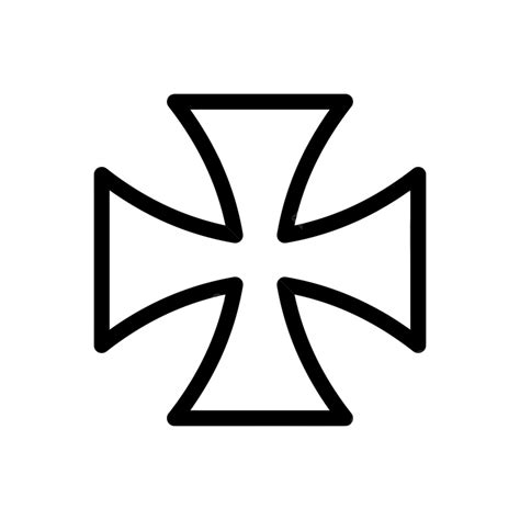 Black Maltese Cross at Maddison Loch blog