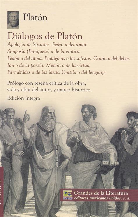 Amazon.in: Buy Dialogos de Platon. Apologia de socrates. Fedro o del ...