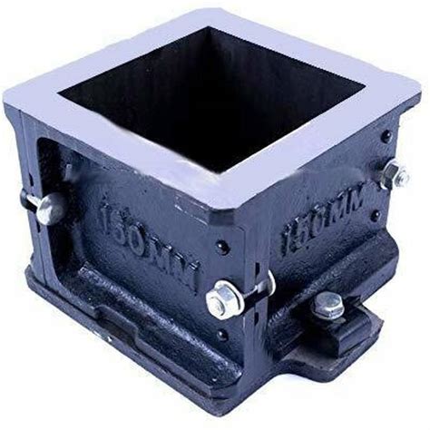 ARN ANSTRUMENTS Concrete Cast Iron Cube Mould 150x150x150mm Test ...