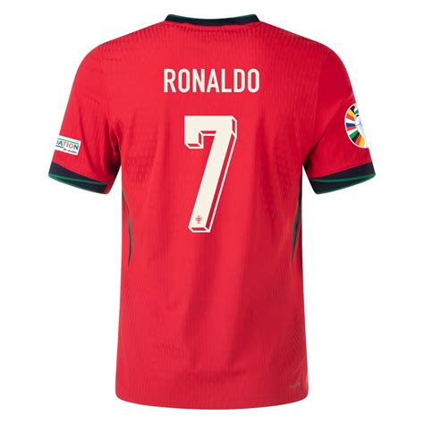 Cristiano Ronaldo Portugal 2024/25 Home Jersey by Nike - JerseyBox