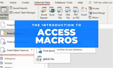 Image result for MS Access Macros Tutorial