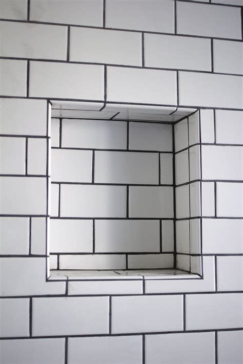 DIY Renovation Project: How To Build a Recessed Shower Shelf ...
