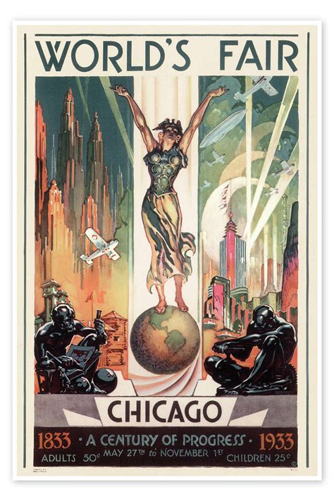 Chicago World's Fair, 1933 print by Granger Collection | Posterlounge