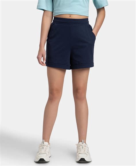 Buy Super Combed Cotton Rich Straight Fit Shorts with Side Pockets ...